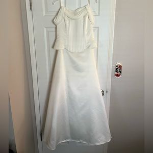 Jessica McClintock Ivory Formal Strapless Gown Size 10